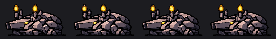 Uma criatura convertida em pixel art pelo Dotchi, exibida em tamanho ampliado
